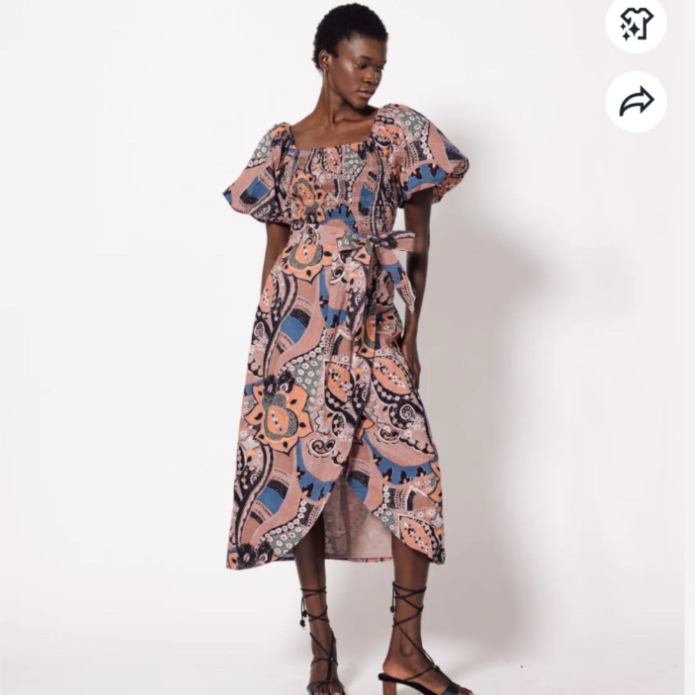 Cleobella Lexi Midi Dress in Mirage Print